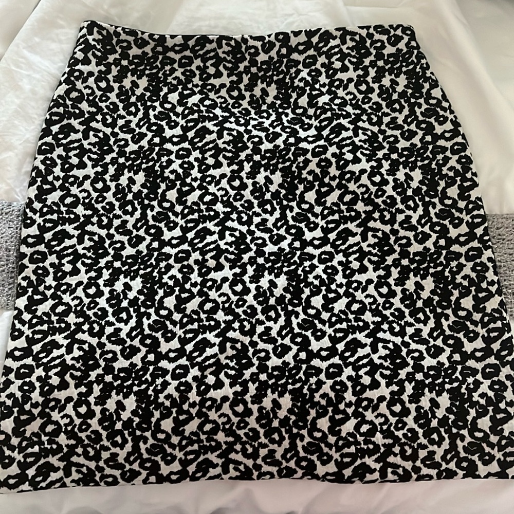 Cheetah print mini skirt